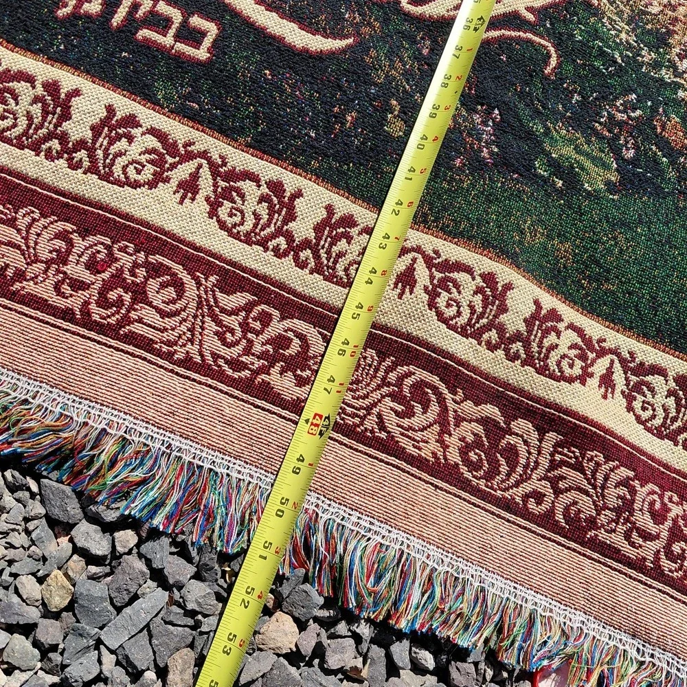 Jerusalem Prayer Team Home At Last Woven Throw Blanket Cottage Scene 51
